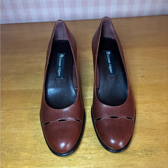 Etienne Aigner Leather Everett Pumps - Picture 6 of 7